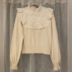 & Other Stories Boho Femme Ruffled Sweater